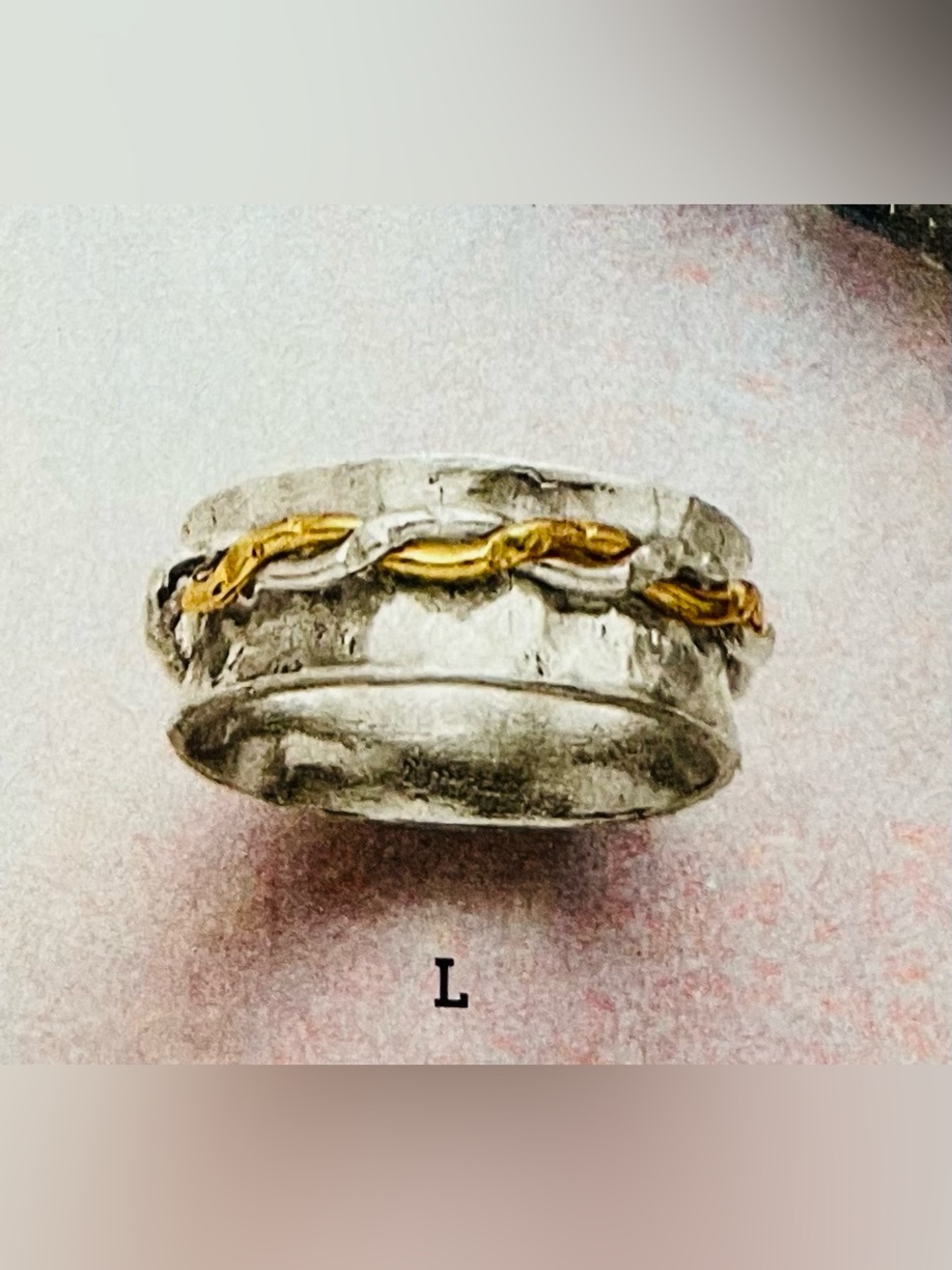 New! Twirling Twists Ring